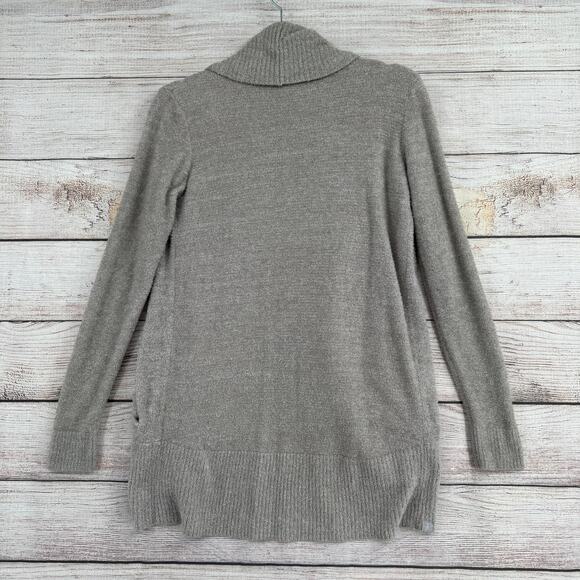 Barefoot Dreams CozyChic Lite Open Front Cardigan Sweater Womens XS/S Gray Beige - Picture 2 of 13